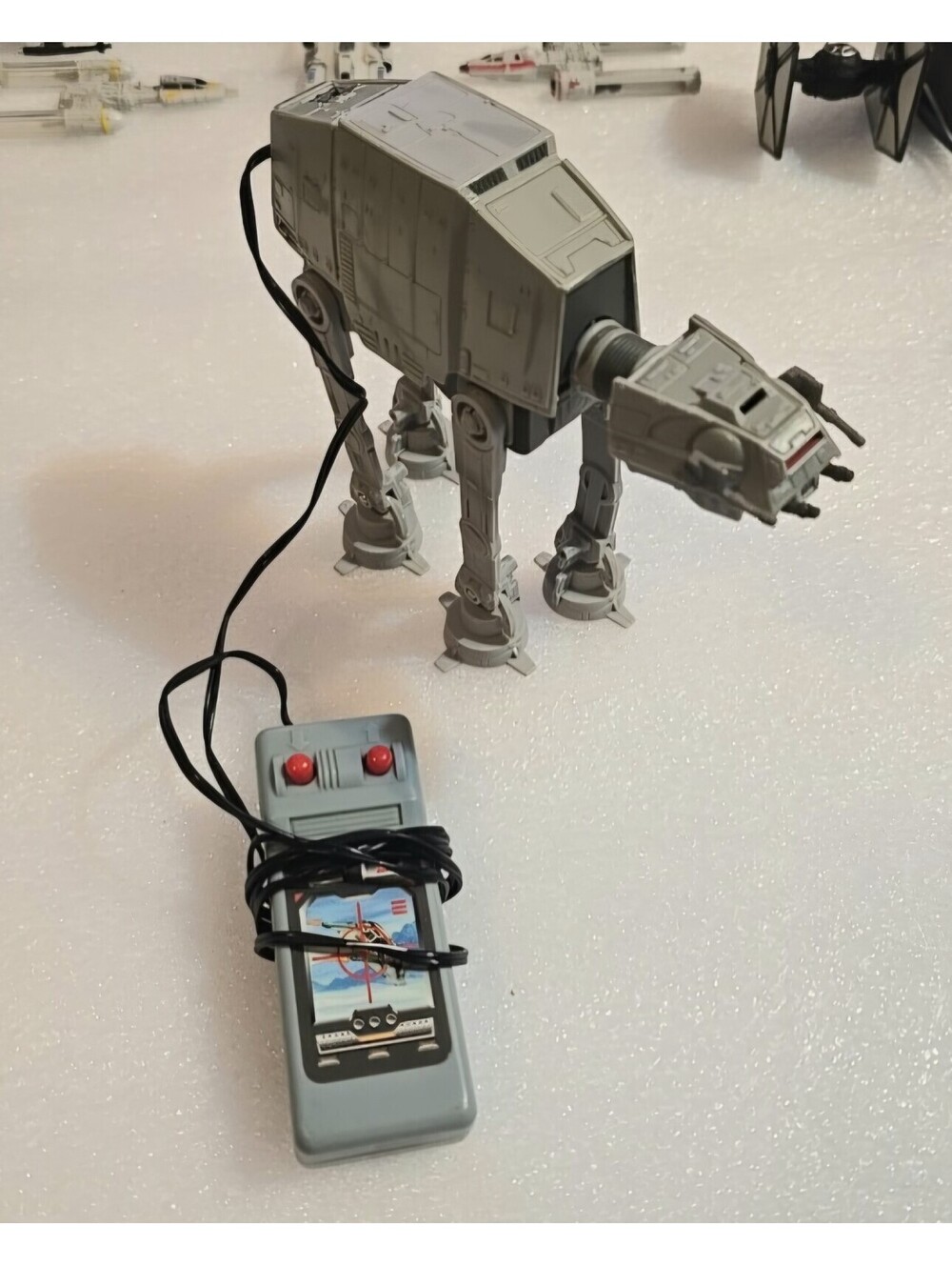 Vintage Star Wars 1996 Micro Machines Action Fleet Remote Control AT-AT Works